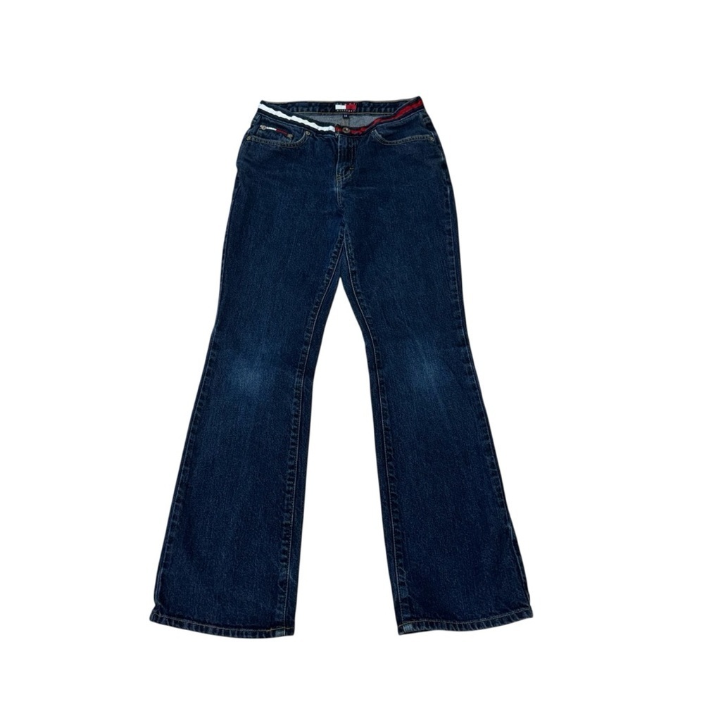 Tommy Hilfiger Girl's Size 14 Vintage 1990's Denim Jeans Bootcut Accent Waist